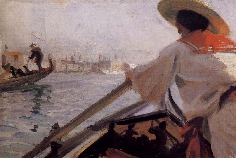 In my Gondola, Anders Zorn